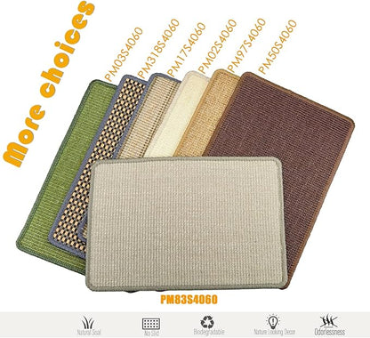 Cat Scratcher Mat, 23.6x15.7inch Sisal Cat Scratchers - Image 5