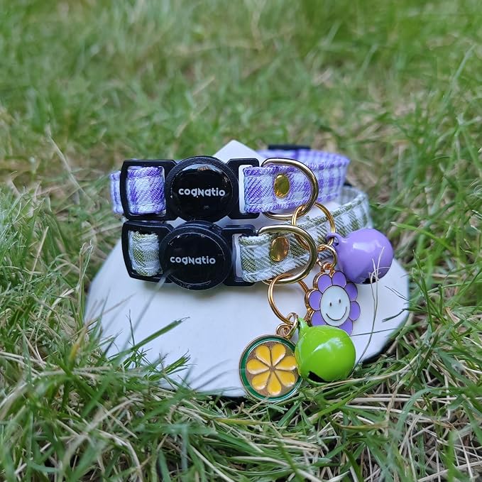 2 Pack Cotton Breakaway cat Collars - Image 5