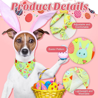 Sanwuta 50 Pcs Dog Bandanas and Collar Bow Ties Set 25 Bandanas Bulk 25 Charm - Image 5