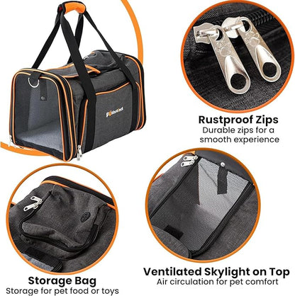TSA Airline Approved Expandable Pet Carrier, - Image 3