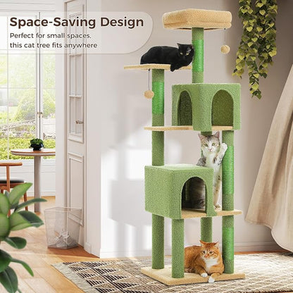 Cactus Cat Tree, 62-Inch Large Cat Tower - Image 5