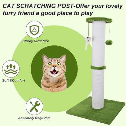 Cat Scratching Post 34 Inches Heavy Duty and Thicker Cat Scratching Post Sisal - Image 7