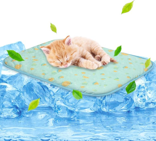 NWK Pet Cooling Mat -20’’ X 16’’ Ice Silk Cooling Mat by NWK