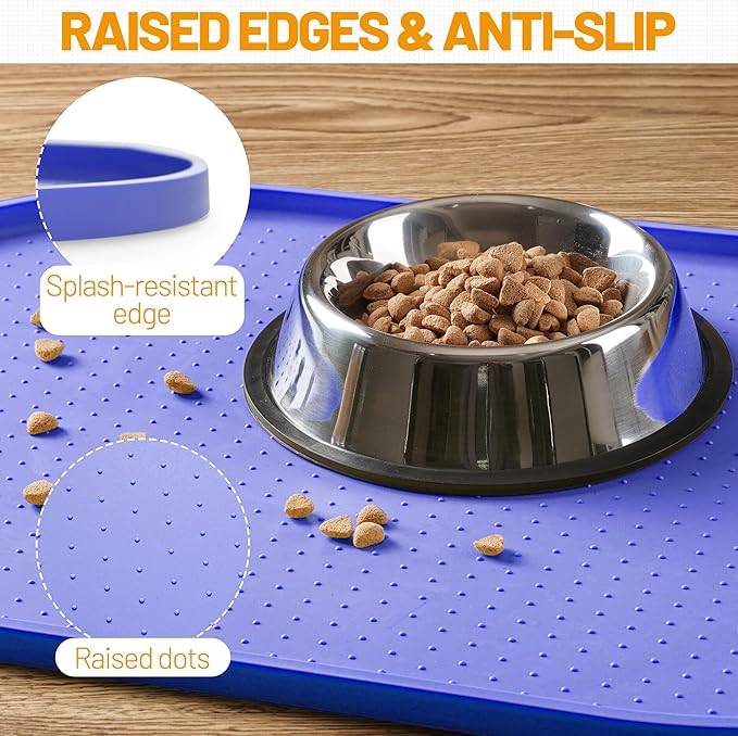 Hubulk 100% Waterproof Silicone Pet Feeding Mat - Image 3
