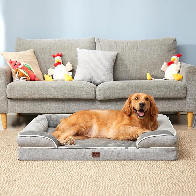 EHEYCIGA Orthopedic Dog Beds for Large Dogs, Waterproof Memory Foam Large Pet - Image 9