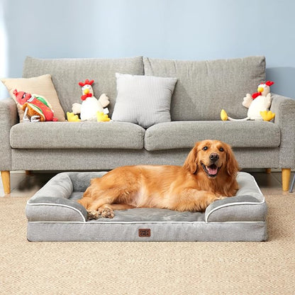 EHEYCIGA Orthopedic Dog Beds Large Sized Dog, Waterproof Memory Foam Pet Bed - Image 8