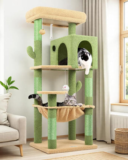 Globlazer Cactus Cat Tree Tower by Globlazer