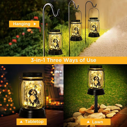 Portuguese Water Dog Gifts for Women/Men Portuguese Water Dog Solar Lanterns - Image 7