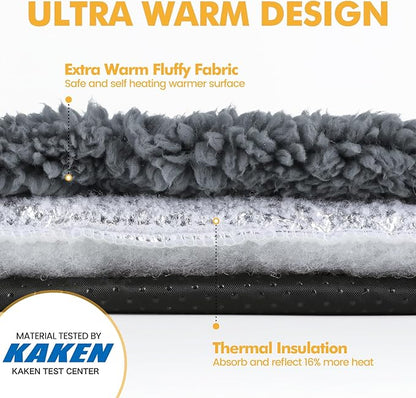 Self Warming Cat Bed Self Heating Cat Dog Mat 29.1 x 18.9 inch Extra Warm - Image 3