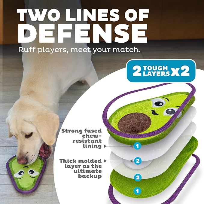 Outward Hound Tough Skinz Durable Squeaky Dog Toy - Image 2