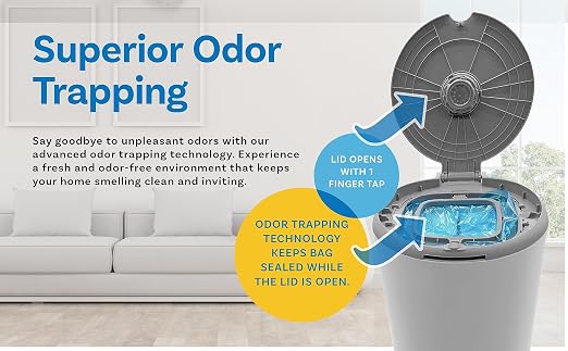 Odor Trapping Litter Pail – Odorless Cat Litter Pail - Image 6