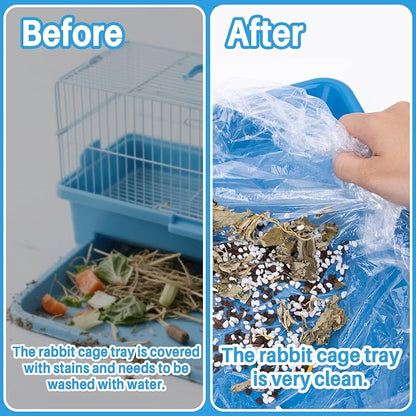 Clear Plastic Disposable Cage Liner - Image 4
