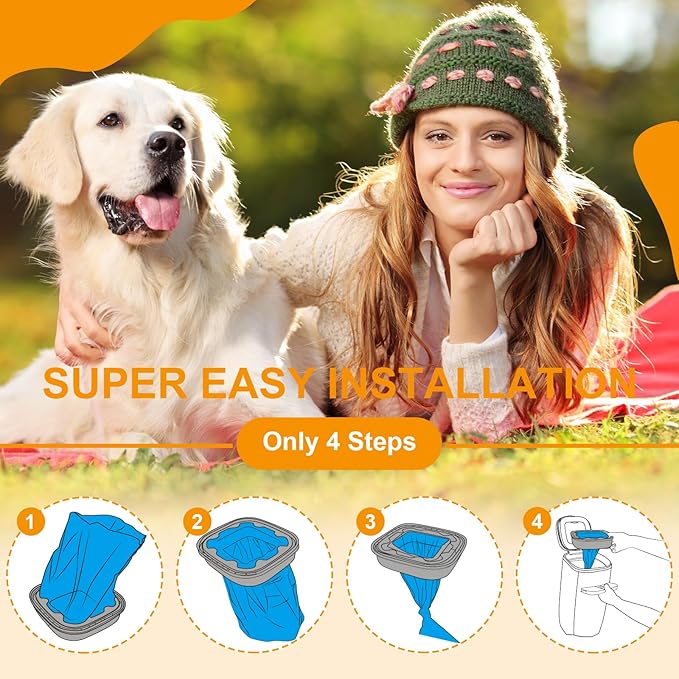 2 IN 1 Genie Refill Bags for Dog Cat 4 Pack - Image 6