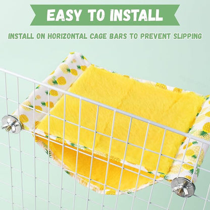 Mygeromon Bird Bed Hammock for Cage Parakeet Sleeping Hut Winter for - Image 4