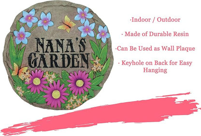 Spoontiques - Garden Décor - Nana's Garden Stepping Stone - Decorative Stone - Image 6