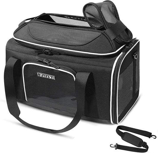 Petskd Top-Expandable Pet Carrier 18x13x9.5 Inches Southwest Airline Approved by Petskd