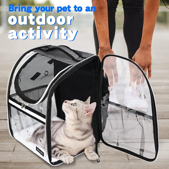 BAGLHER Cat Carrier Backpack, Airline Approved Pet Travel Carrier - Image 5