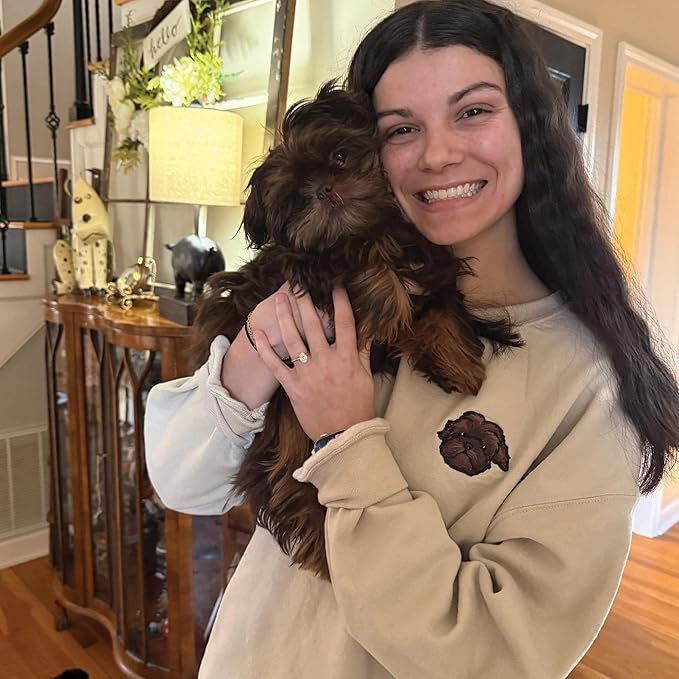 Custom Pet Embroidered Sweatshirt - Image 2