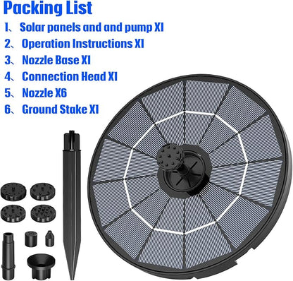 AISITIN DIY Solar Fountain Pump - Image 10