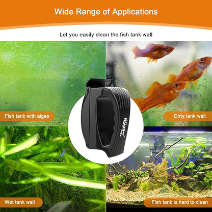 hygger Aquarium Strong Magnetic Glass Cleaner, Professional Fish Tank Algae - Image 7