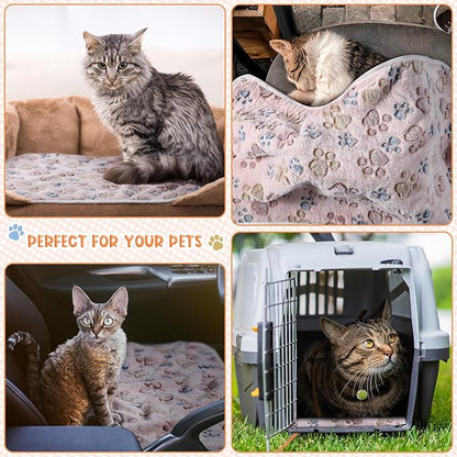 Tatuo 4 Pcs Dog Blanket for Pet Cat Blankets Indoor Puppy Teething Stuff Toys - Image 5