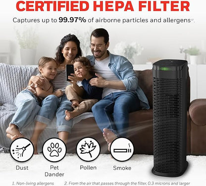 Honeywell HEPA Air Purifier for Home, 990 Ft² Rooms in 1 hour, HEPA Filter - Image 4