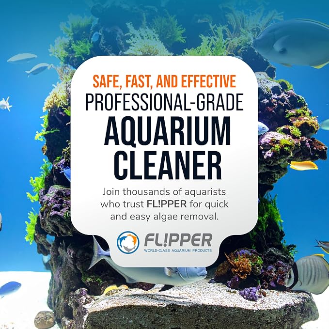FLIPPER Max Magnetic Aquarium Cleaner – 2-in-1 Flip Scrubber and Scraper - Image 8