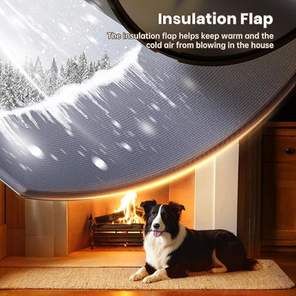 3-Flap Dog Door, Large Doggy Door, Doggie Door - Image 2