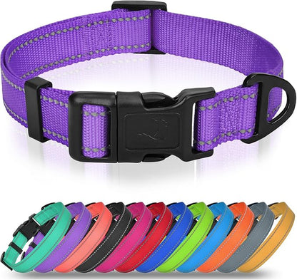Joytale Small Dog Collar, Reflective and Adjustable Nylon Collar by Joytale