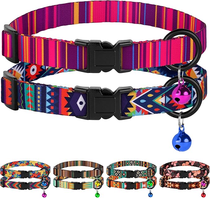 Cat Collars 2 Pack by BUDKAS