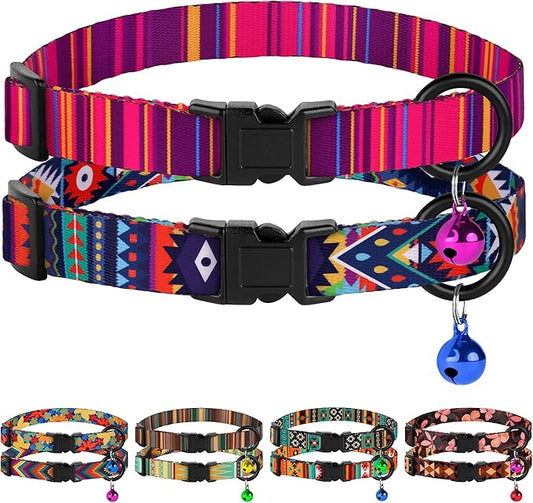 Cat Collars 2 Pack by BUDKAS