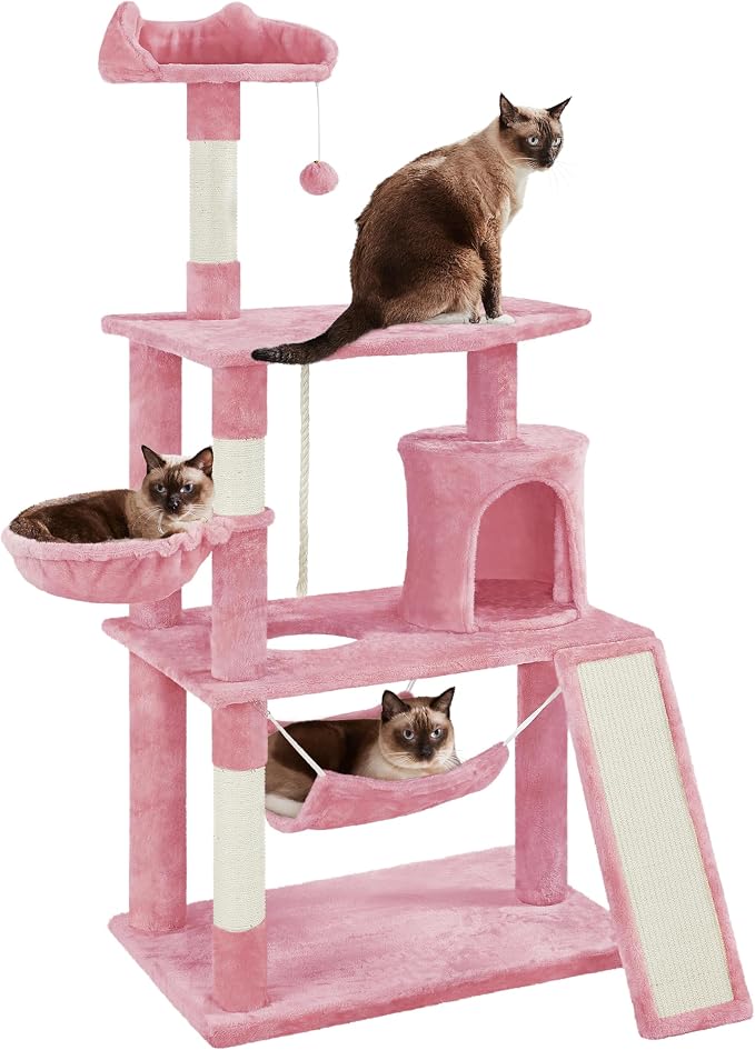 Yaheetech 63.5″ H Cat Tree, Cat Furniture - Image 2