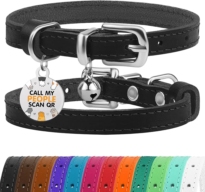 BRONZEDOG Leather Cat Collar by BRONZEDOG