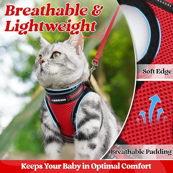 rabbitgoo Cat Harness and Leash Set - Image 4