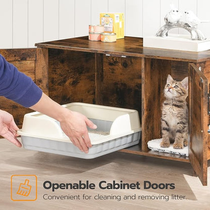 HOOBRO Litter Box Enclosure, Cat Litter Box Furniture - Image 6