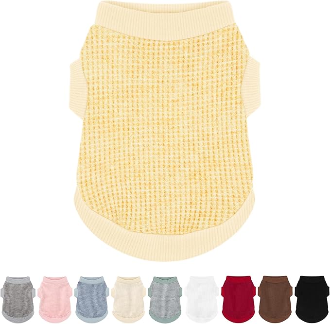 Cozy and Functional Dog Shirts for Small Puppies: Stretchable Ginger Attire by Paiaite