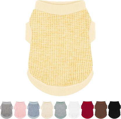 Cozy and Functional Dog Shirts for Small Puppies: Stretchable Ginger Attire by Paiaite