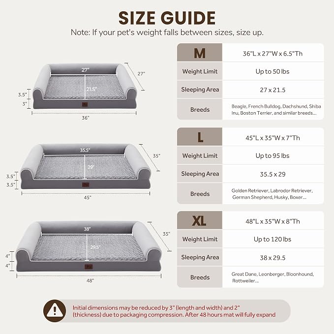 Large Dog Beds Large Sized Dogs, Orthopedic XXL XL Dog Bed - Image 4
