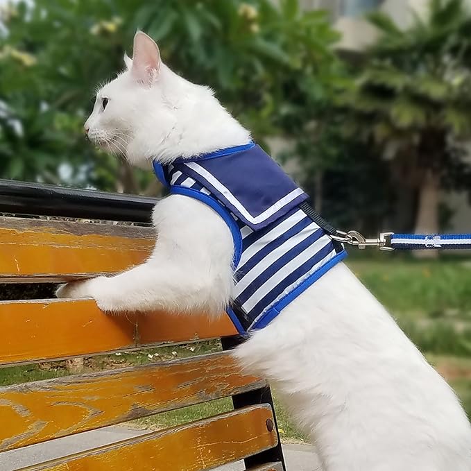 Cat Harness and Leash for Walking Escape Proof, Adjustable Cat Vest Harness - Image 3