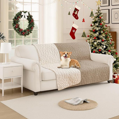 Waterproof Dog Bed Cover, Non-Slip Dog Blanket by CYCMACOHOME