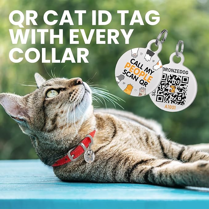 BRONZEDOG Leather Cat Collar - Image 3