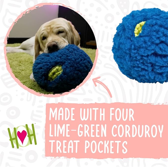 HuggleSnuffles HuggleFleece Treat Dispensing Ball - Image 5