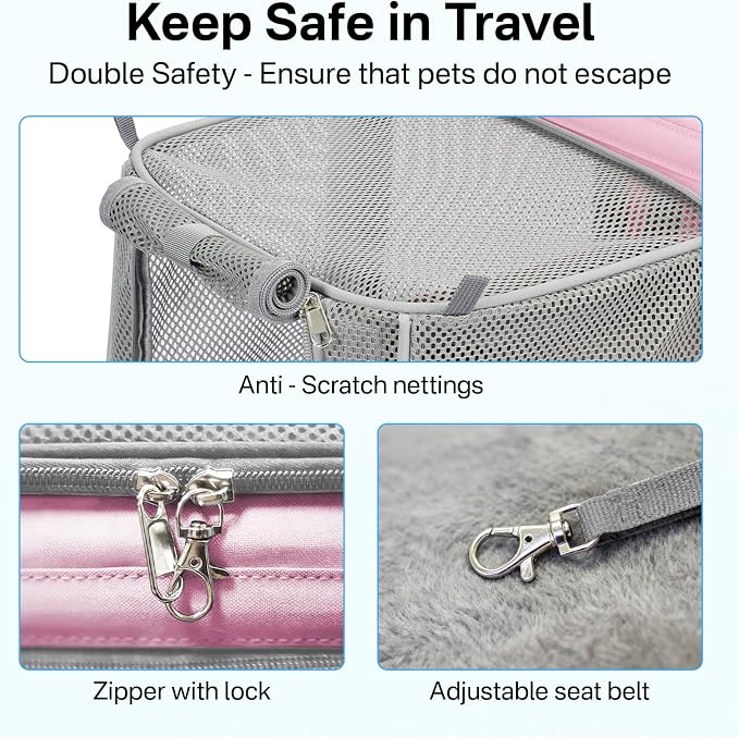 Expandable Cat Carrier, Airline Approved Soft Sided Pet Carrier - Image 8