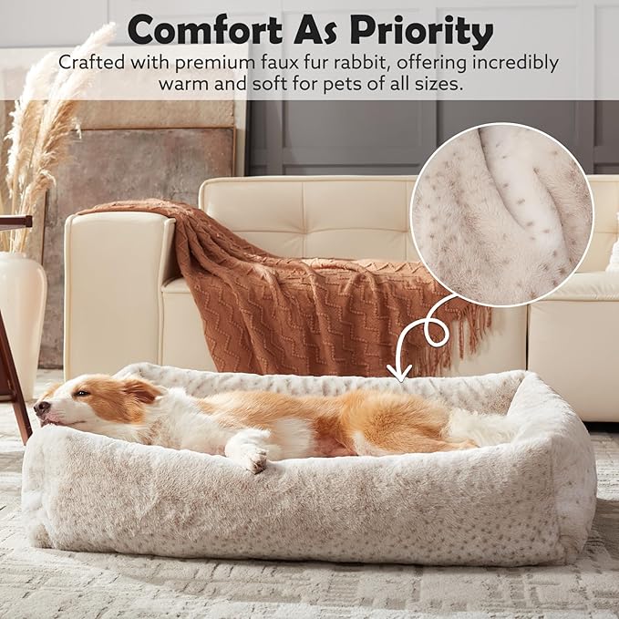 JOEJOY Large Dog Beds Large Sized Dog, Washable Orthopedic Premium Soft - Image 6