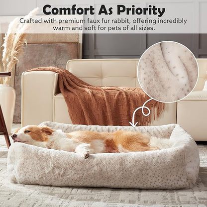 JOEJOY Large Dog Beds Large Sized Dog, Washable Orthopedic Premium Soft - Image 6