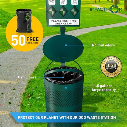 Dog Waste Station Outdoor Pet Waste Station- Desing - Image 6