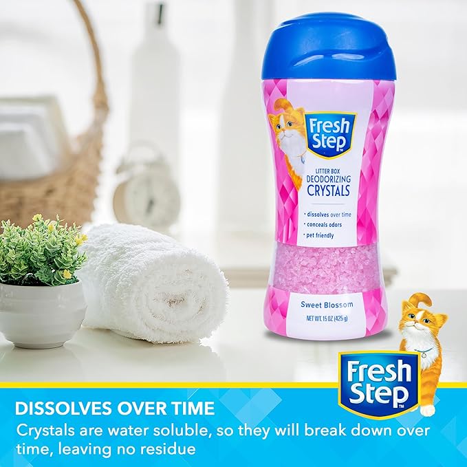 Fresh Step Cat Litter Crystals Deodorizer, Non Toxic Odor Neutralizing Crystals - Image 4