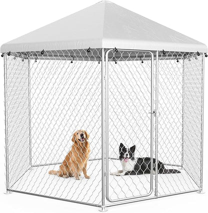 6.8x6.8 FT Large Outdoor Dog Kennel Outside by Unknown