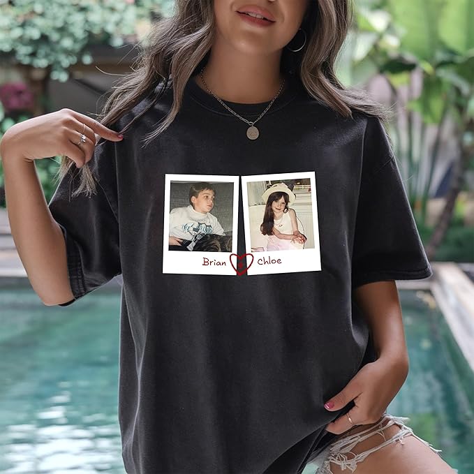 Custom Bootleg Rap Tee, Personalized Girlfriend Vintage Graphic T-Shirt - Image 2