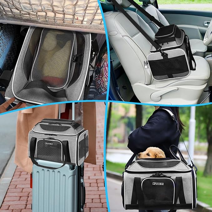 Petskd Top-Expandable Pet Carrier 18x11x11 Inches Delta American United Airline - Image 7